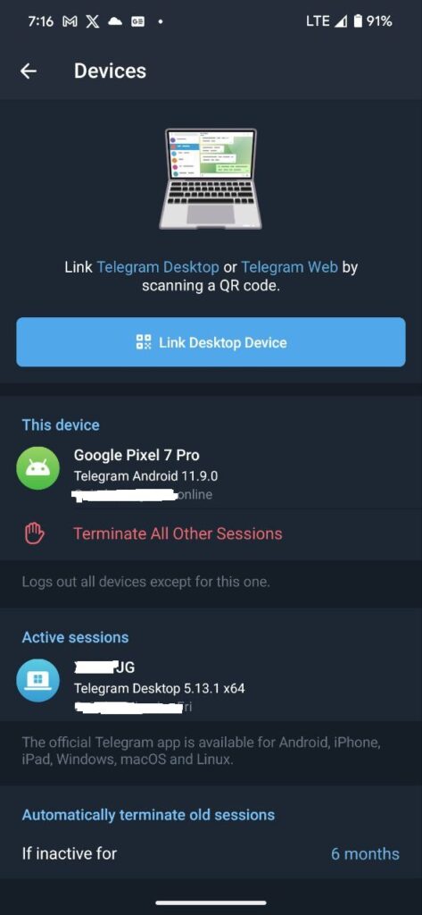 Your girlfriend might be monitoring your phone: here is how to know 5 How to check for linked devices on Telegram